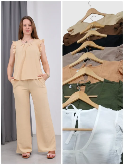 Conjunto Cey Blusa y Palazo Talles 3 al 6