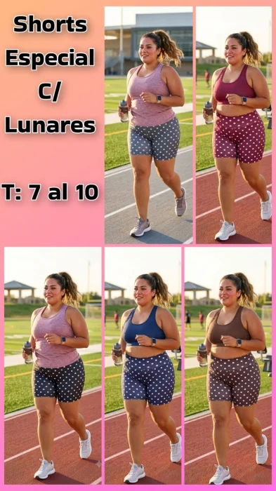 Short Especial Lunares