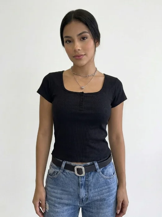 Remera Morley C/botones