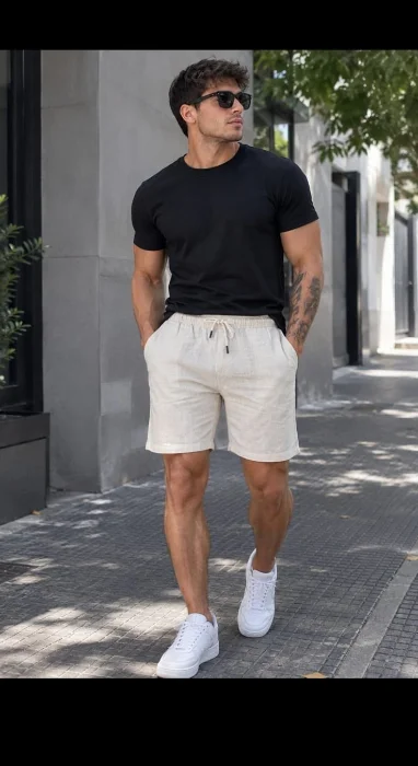 Bermuda de Lino Premium