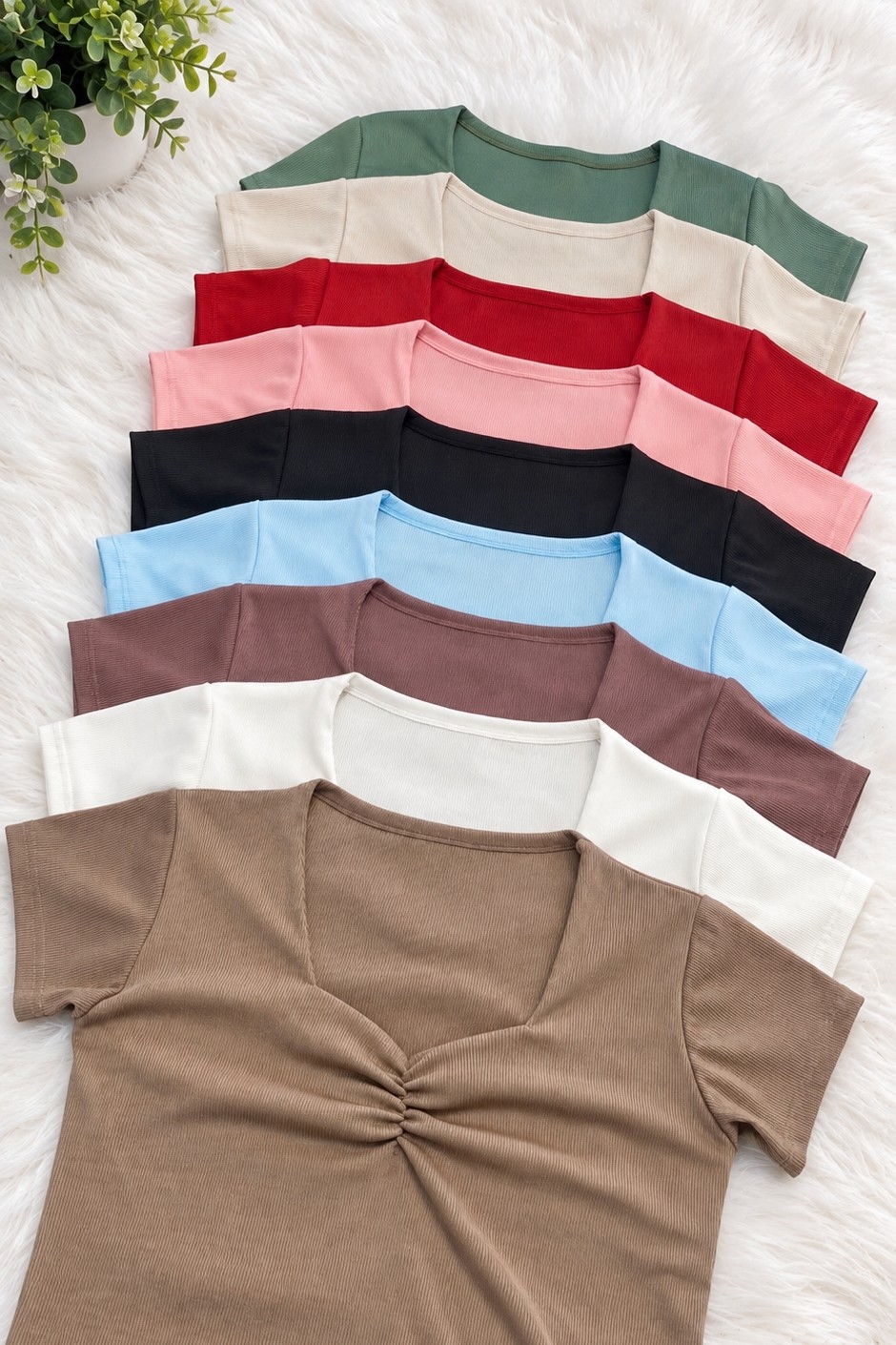 Remera Basica Cuello Espejo - Imagen 2