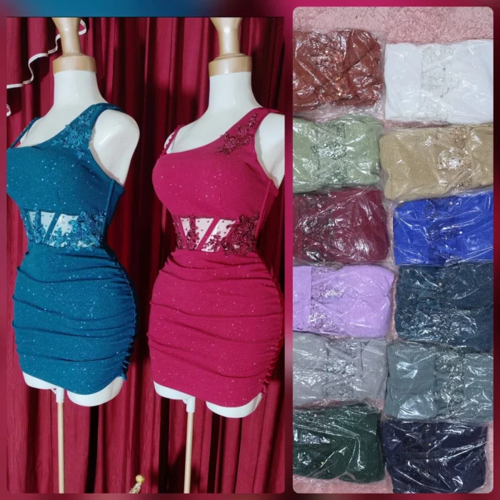 Vestido Corto un Hombro