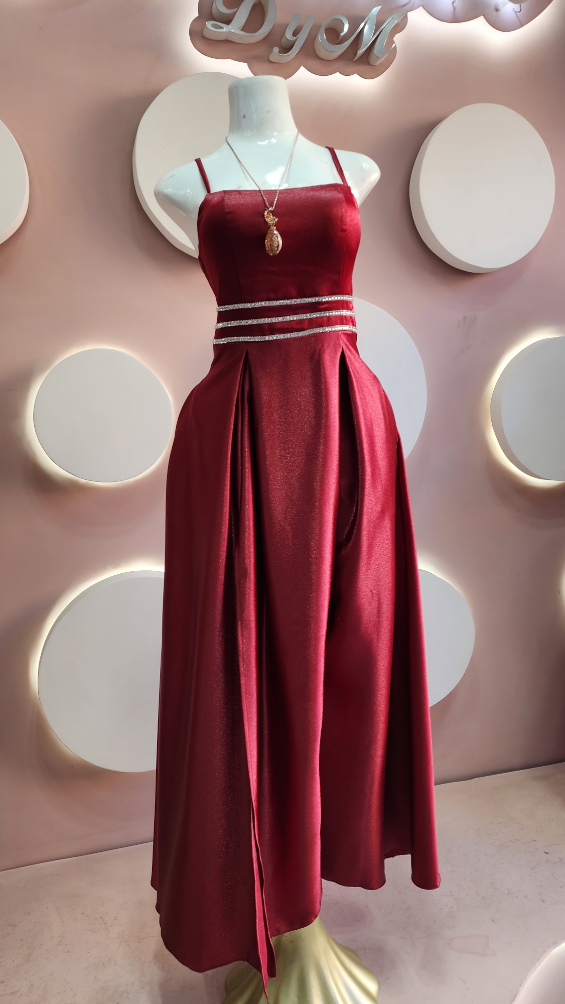 Vestido Brillo Cintura - Imagen 2