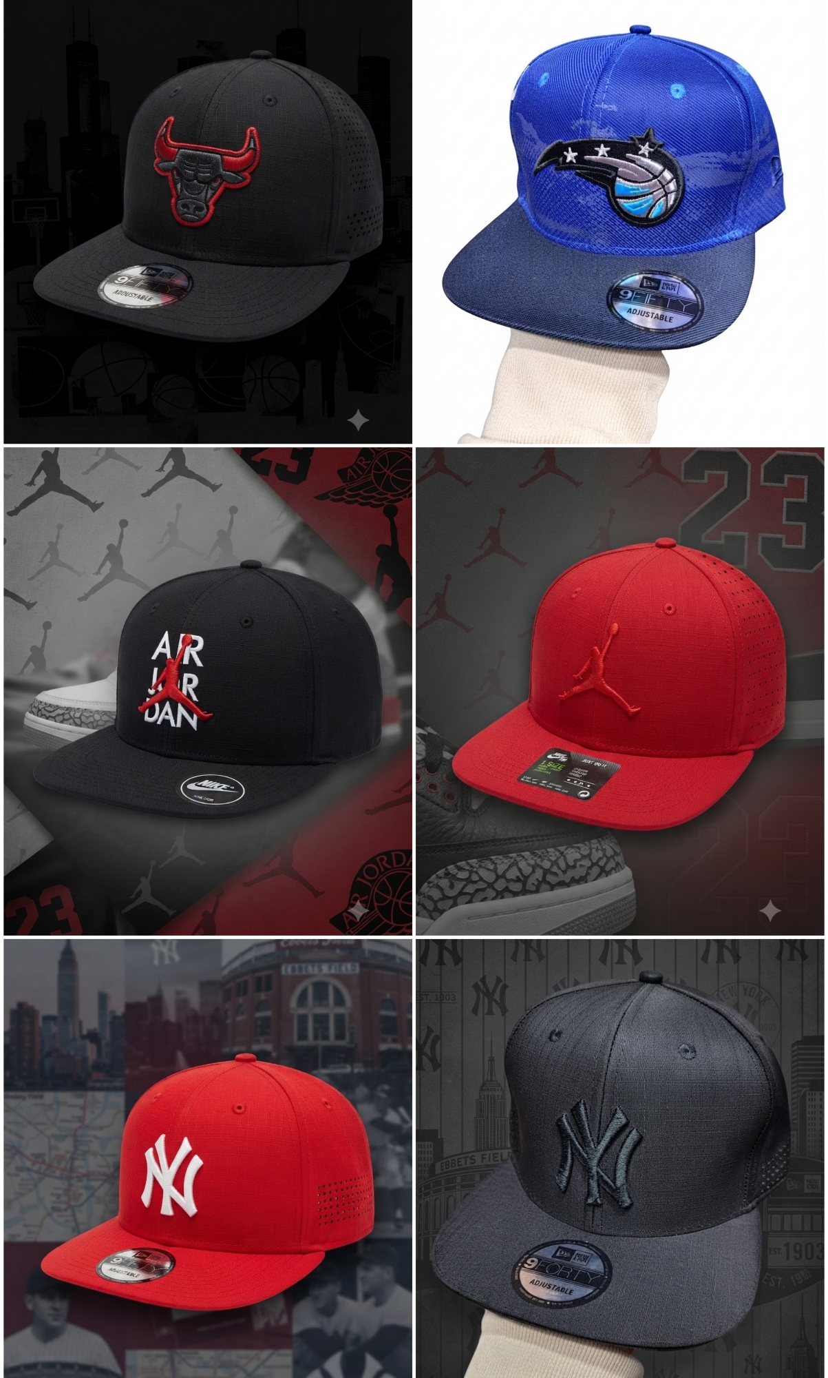 Gorras Planas Nba Mlb - Imagen 3