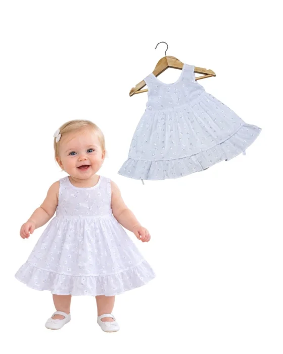 Vestido Broderi Linda Calidad