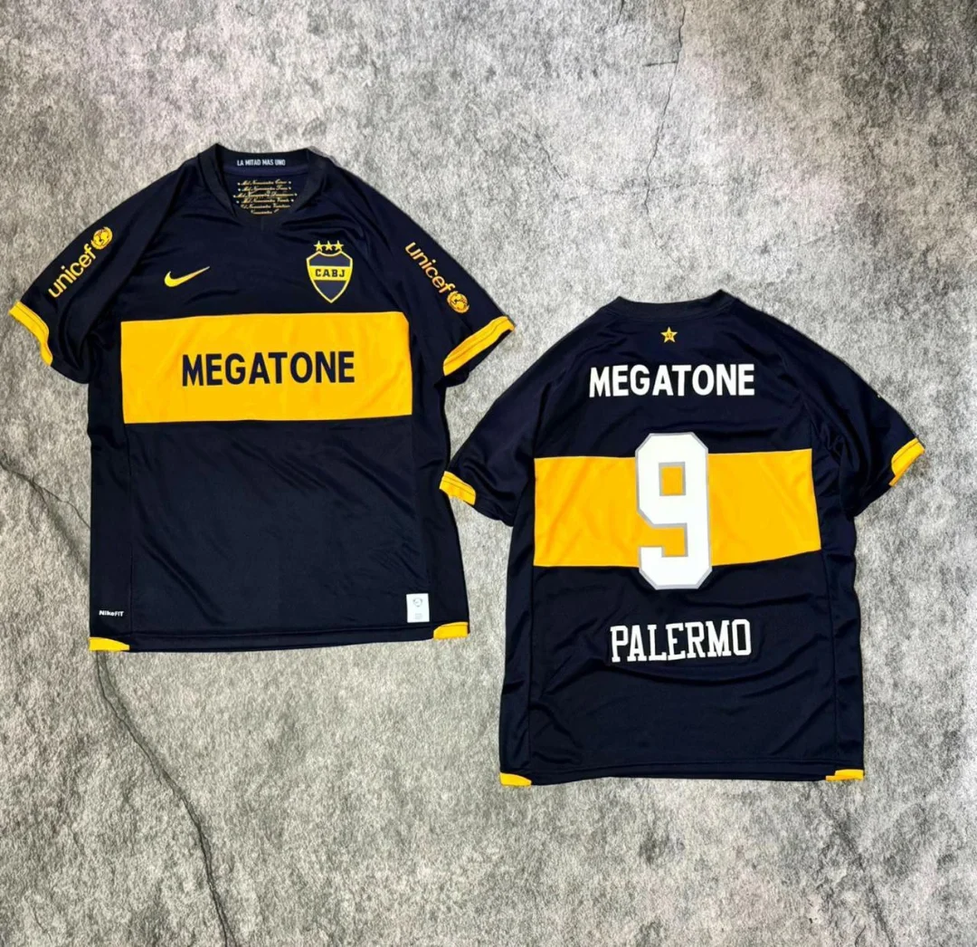 Camisetas Retro de Adulto Boca Megatone - Imagen 1