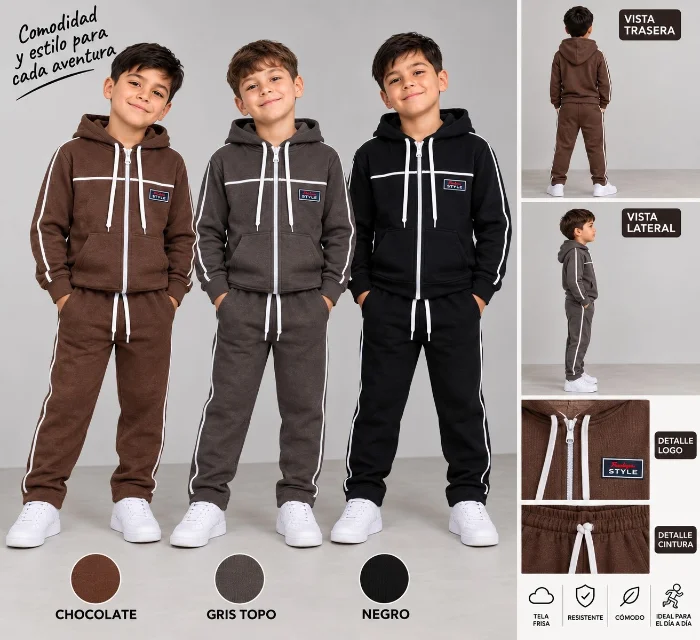 Conjunto Darlon Rip para Niños. Varios Colores