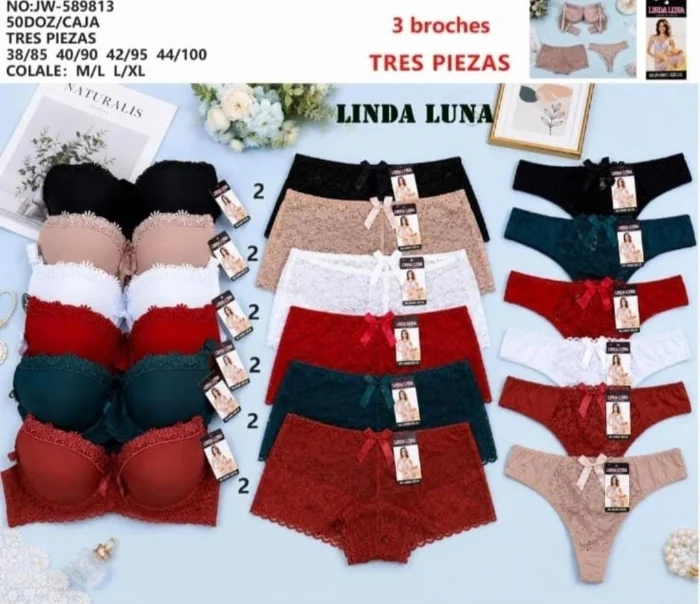 Conjunto de 3 Piezas