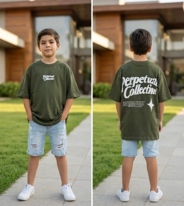 Remera Oversize Doble Estampa
