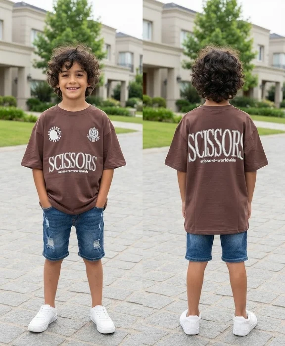 Remera Oversize Doble Estampa