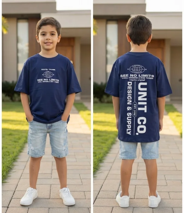 Remera Oversize Doble Estampa