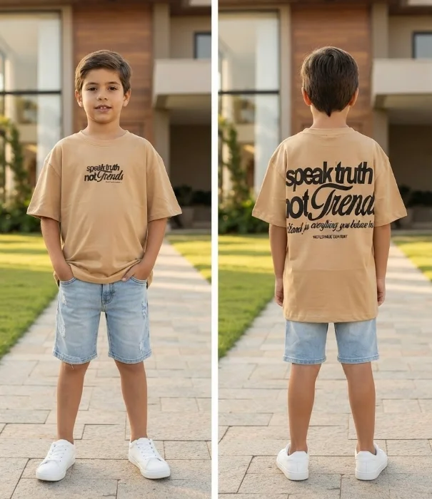 Remera Oversize Doble Estampa