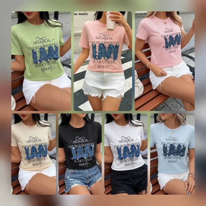 Remera Algodon Peinado Producto Importado