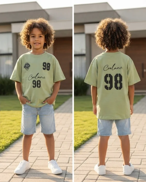 Remera Oversize Doble Estampa