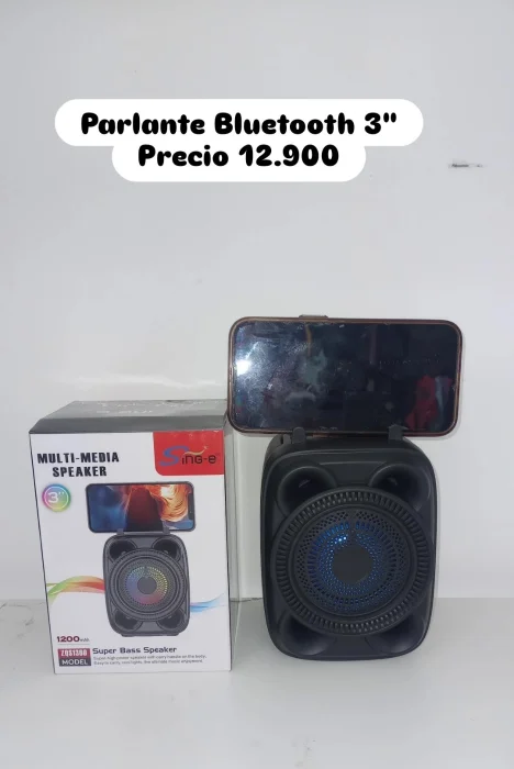 Parlantes 3" con Micrófono