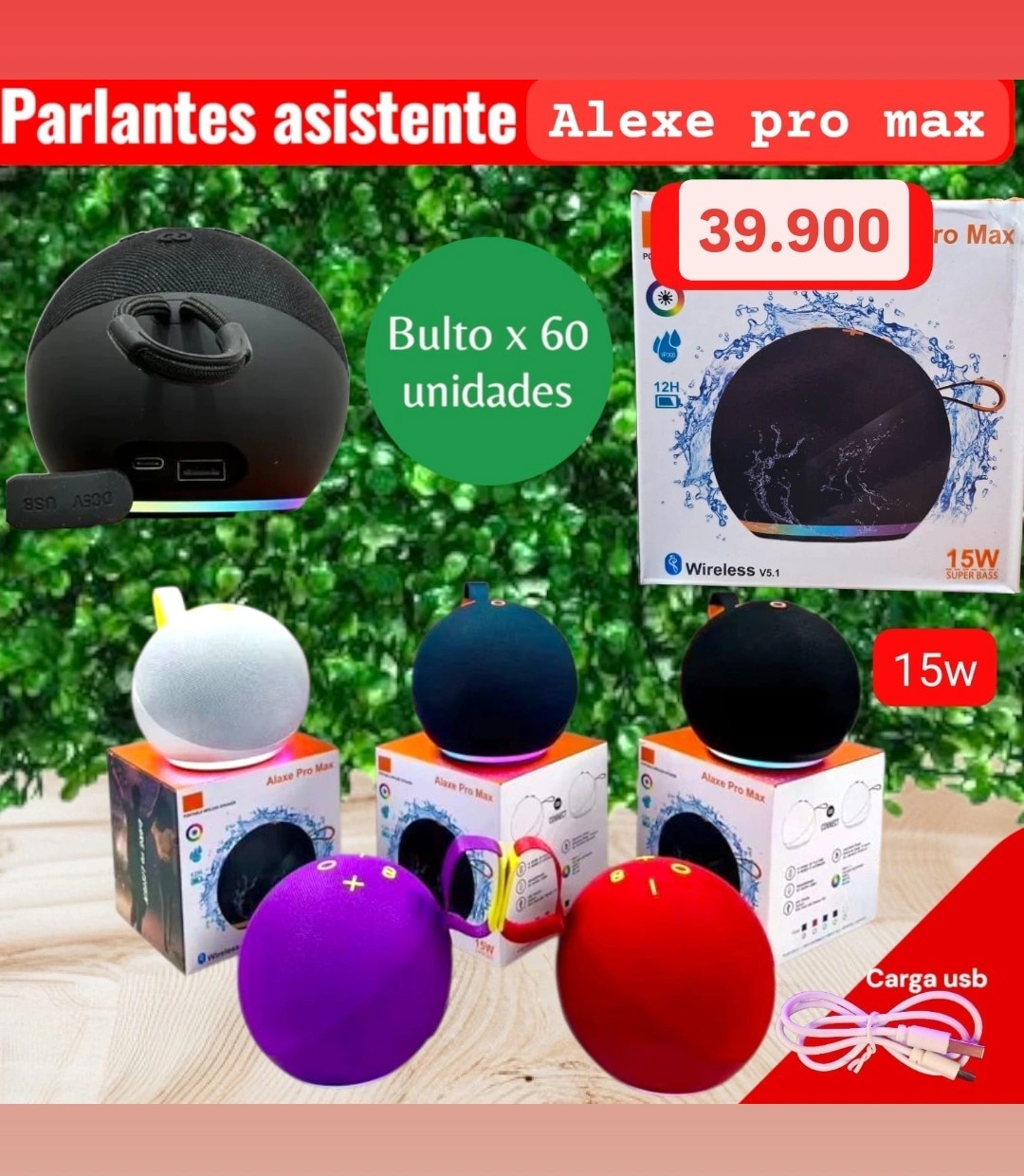 Parlantes 3" con Micrófono - Imagen 3