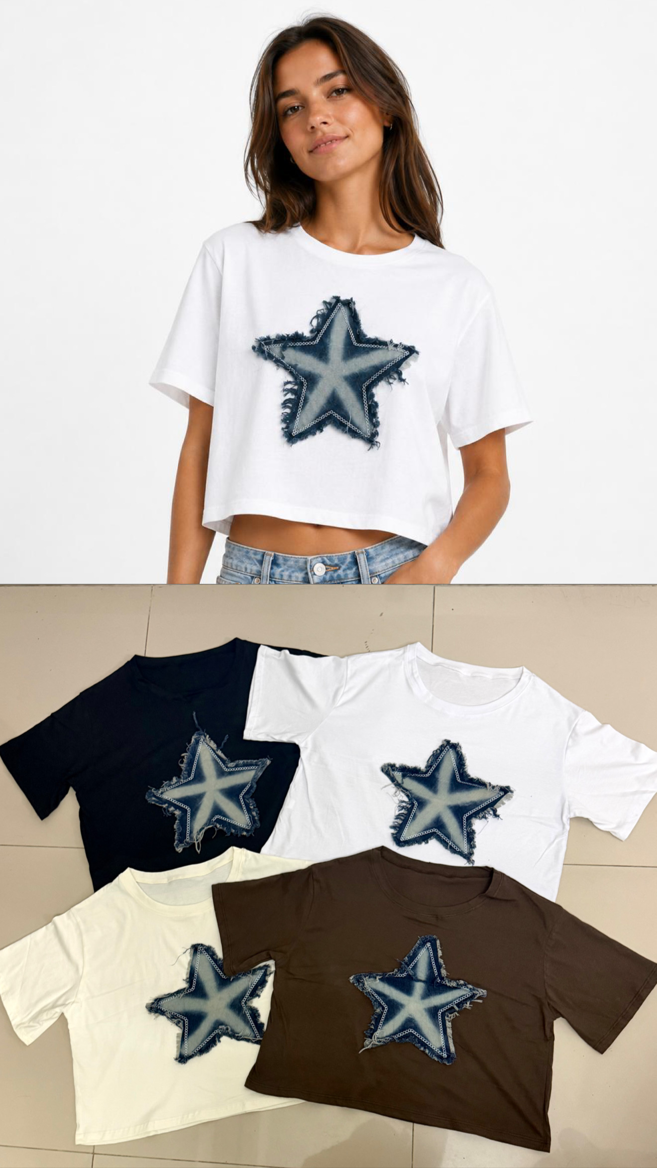 Remera Boxy Fit Aplique Estrella - 804337FC-AFD5-4B13-803D-69BE77BF9463.jpeg