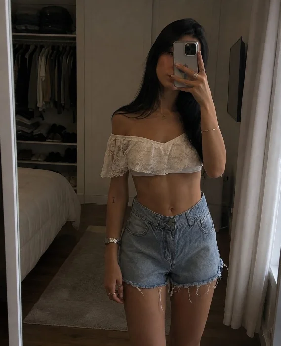 Shorts Cielo Flecos
