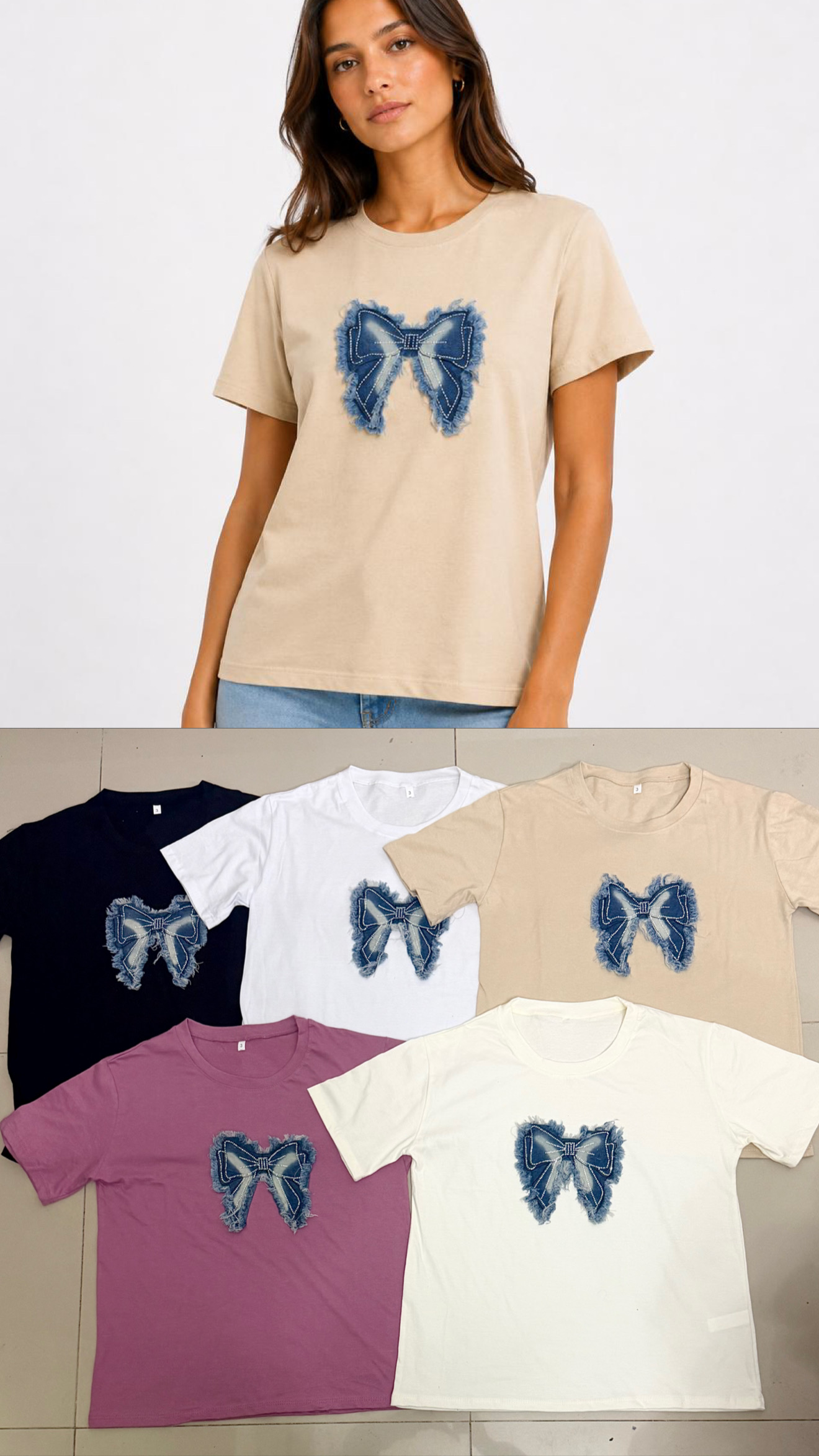 Remera Clasica Aplique Moño - BE9DEEAF-99E1-466F-A81B-76599AC59C00.jpeg