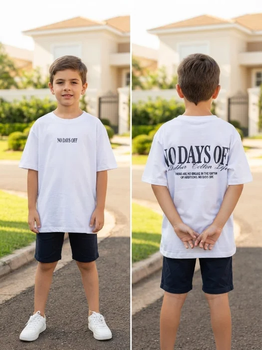 Remera Oversize Doble Estampa