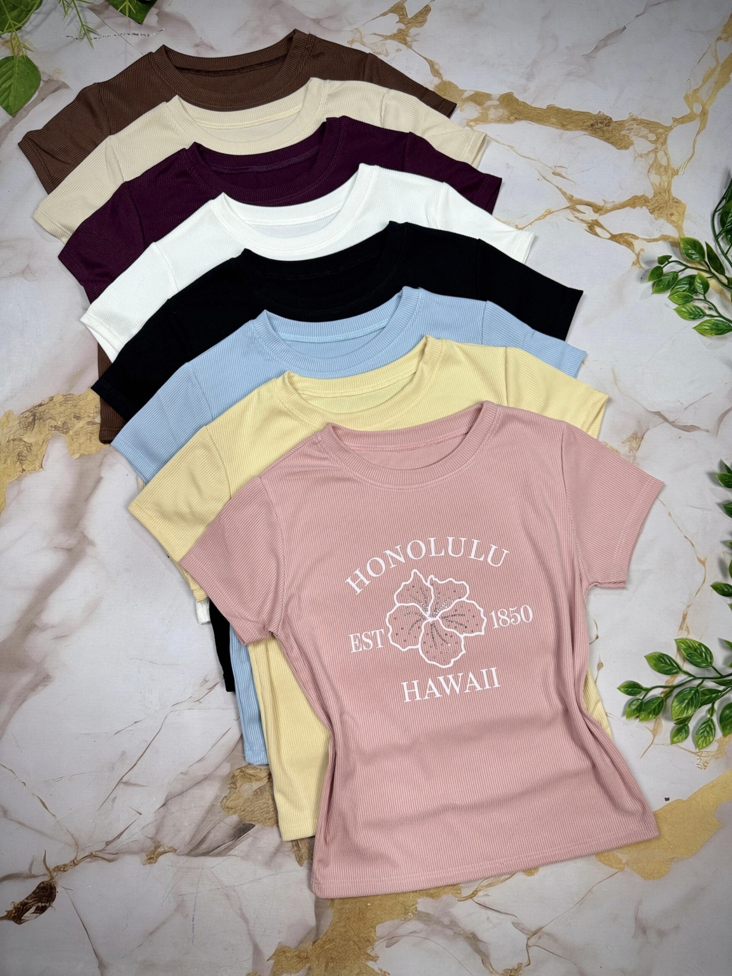Remera Honolulu Dtf+ Strass - Imagen 2