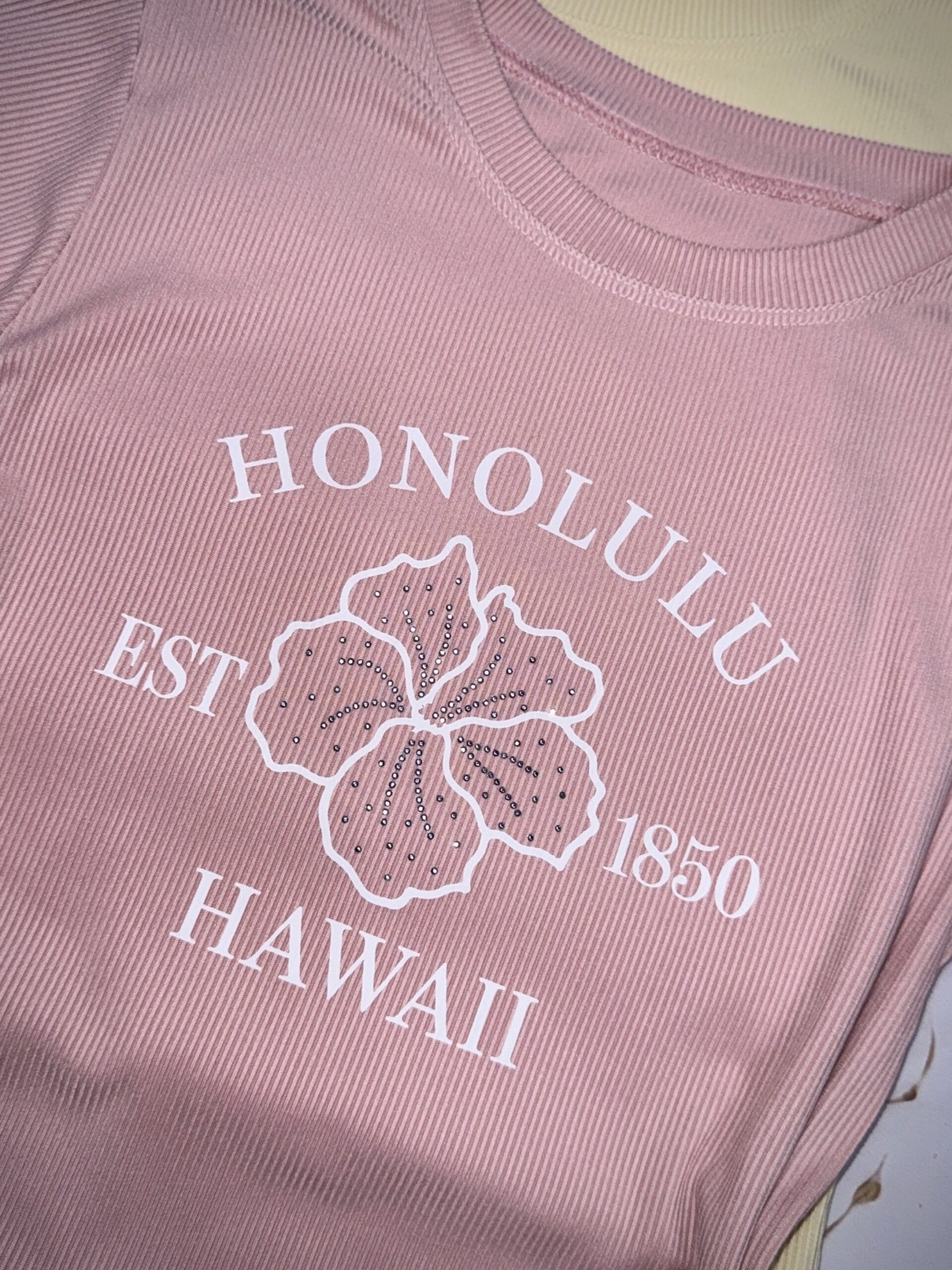 Remera Honolulu Dtf+ Strass - Imagen 3