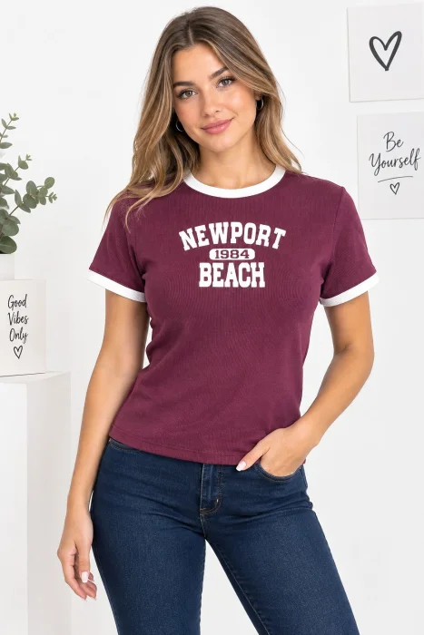 Remeras Newport Talle Único M/l
