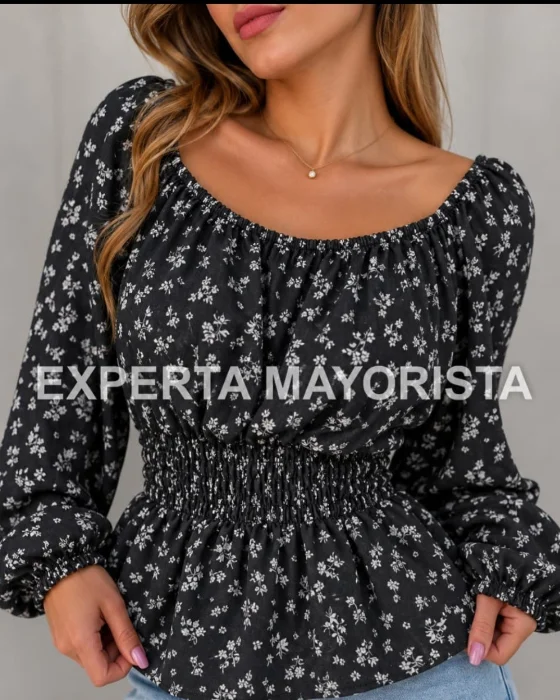 Remera Paisana Elástico