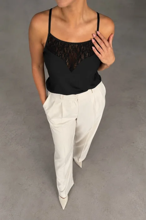 Musculosa Encaje Roma