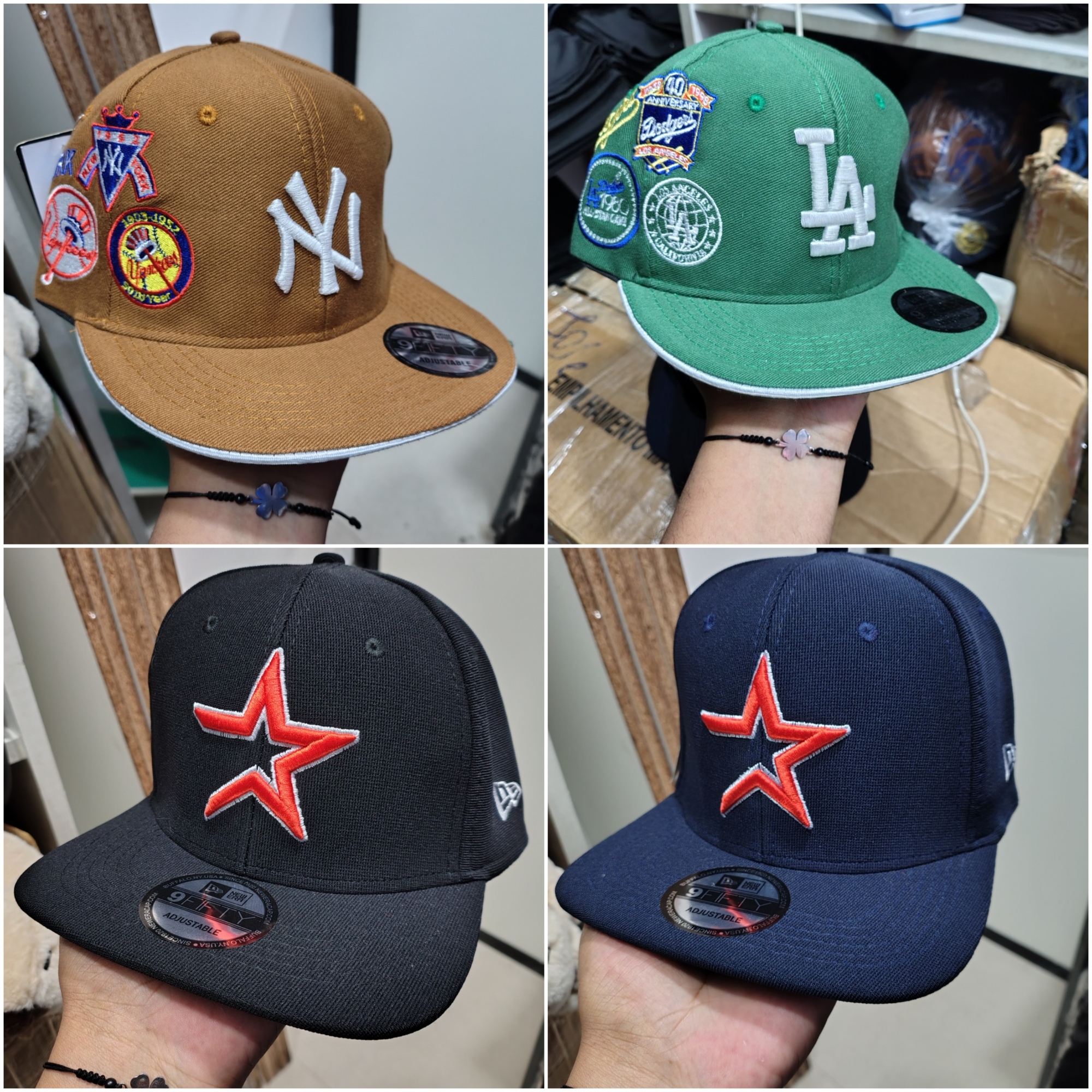 Gorras Cerradas Nba Mlb  Planas - Imagen 2