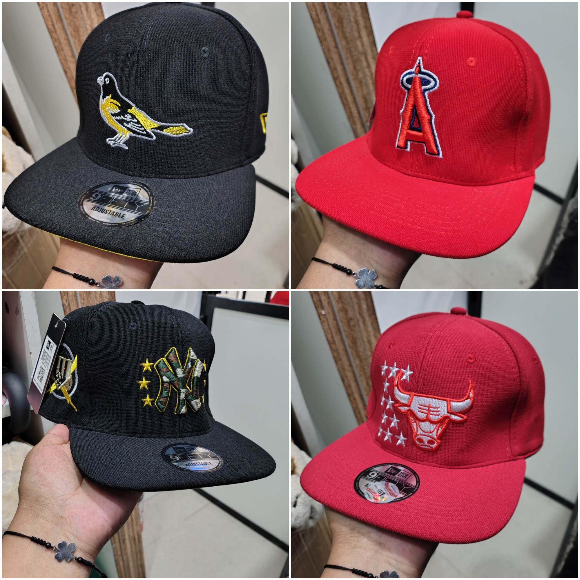 Gorras Cerradas Nba Mlb  Planas - Imagen 3