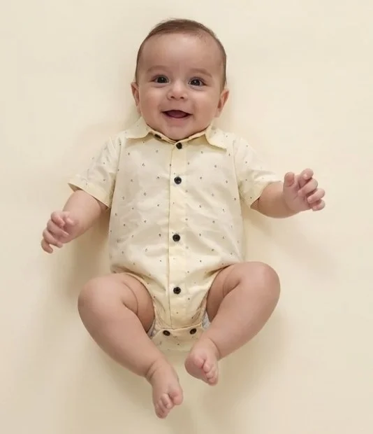 Body Camisa Bebe Estampado Mc