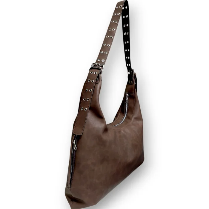 Bolso Boho Xl Línea Premium, Tira Regulable, Forrada 41×28× Prof 11 Cm Aprox