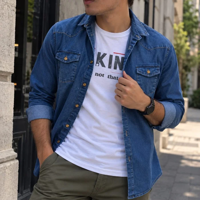 Camisa Jean Clasica
