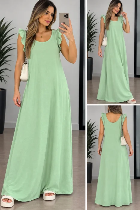 Vestidos Lisos de Tela Cey