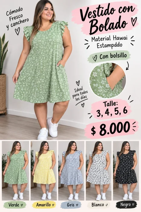 Vestido Hawai
