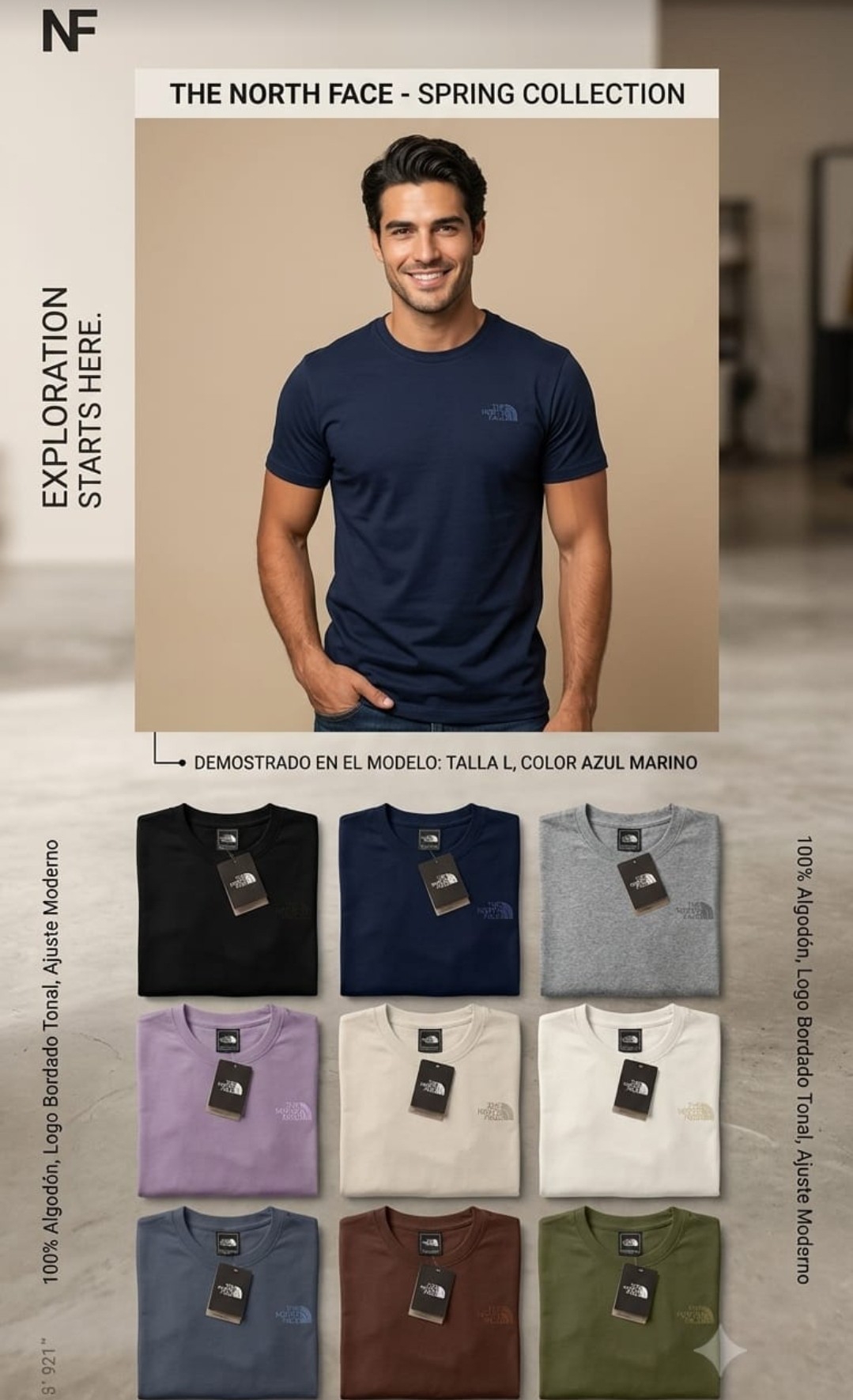 Remera North Face de Hombre - Imagen 2
