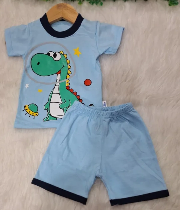 Conjunto Bebe Combinado Algodón Peinado