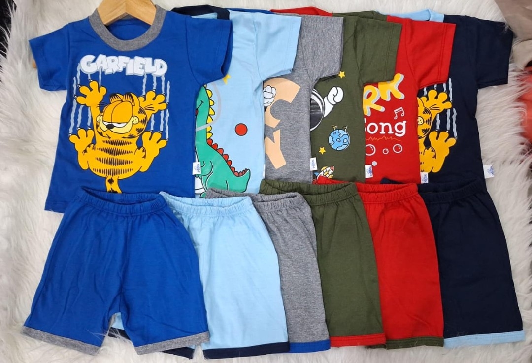 Conjunto Bebe Combinado Algodón Peinado - Imagen 2