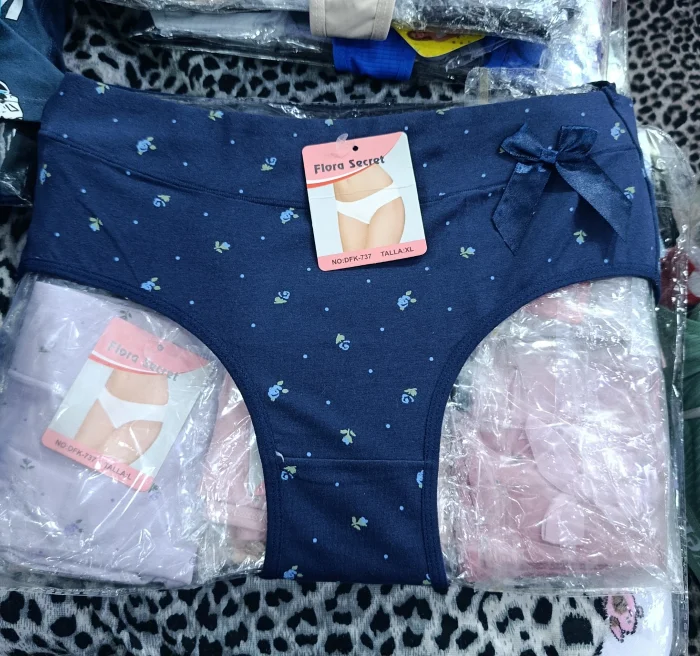 Bombacha Algodón con Lycra Moño