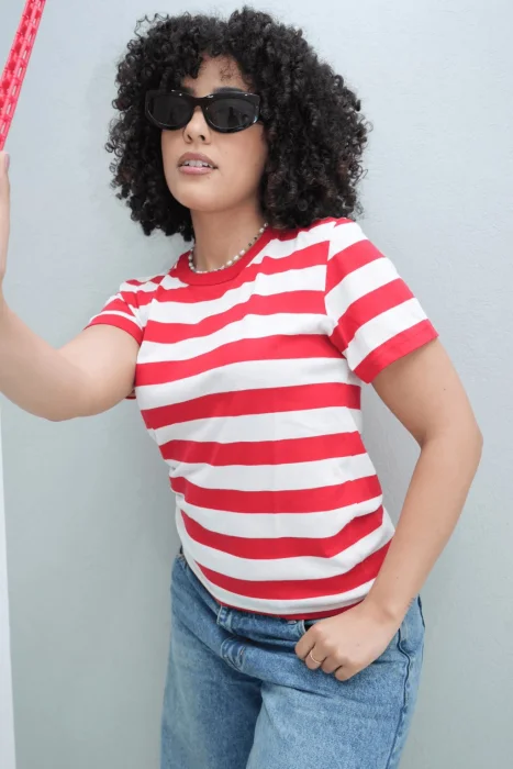 Remeras Rayadas Algodón Peinado Premium