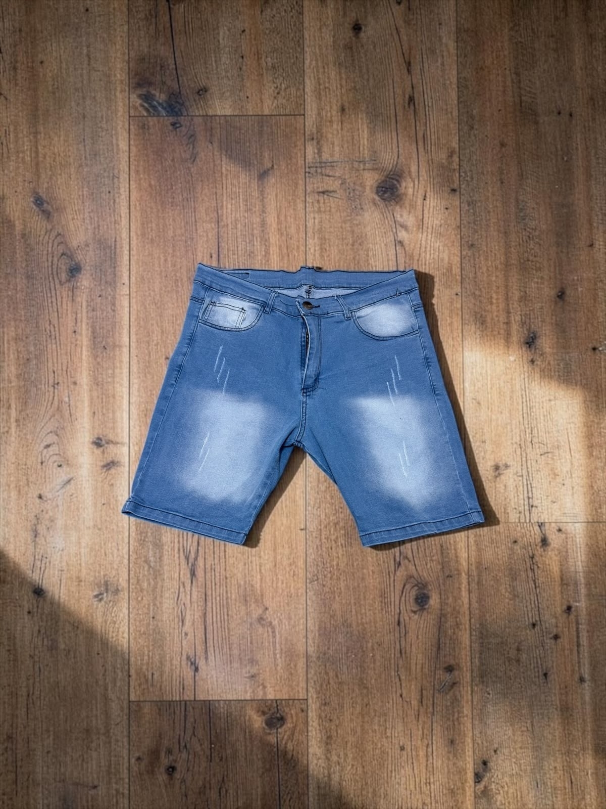 Bermuda de Jeans Elastizado - Imagen 4