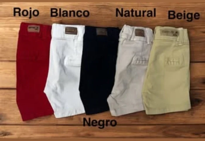 Bermuda Chino Bebe Gabardina Premium
