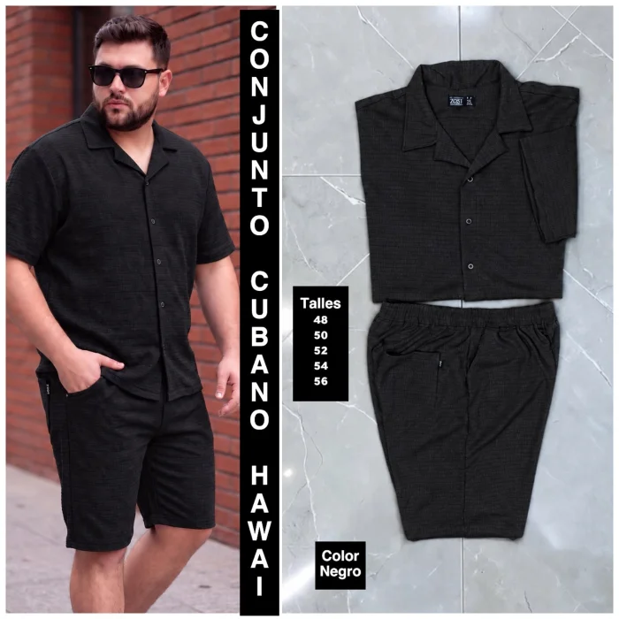 Conjunto Hawai Cuello Cubano