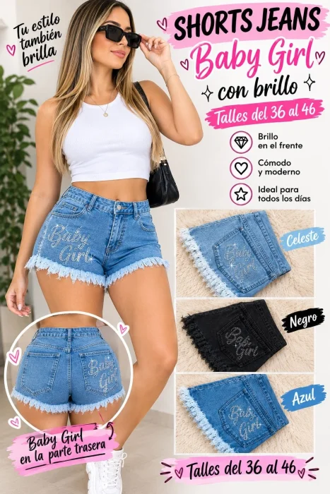 Shorts Jeans Baby Girl