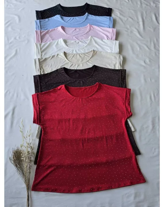 1remera Brillo Strass