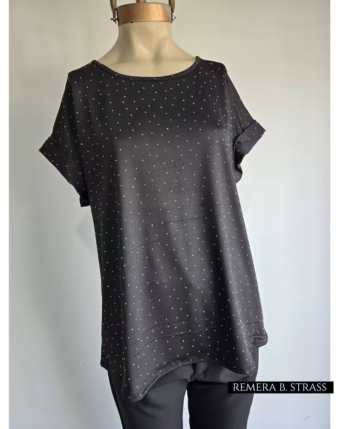 1remera Brillo Strass - Imagen 2