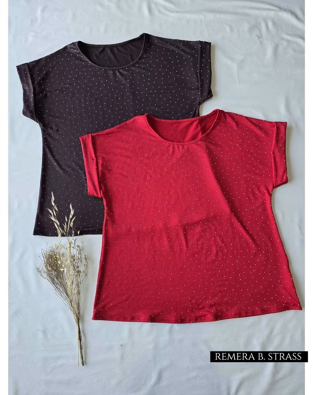 1remera Brillo Strass - Imagen 3