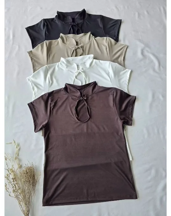 Remera Cuello Mao Lee (gota)
