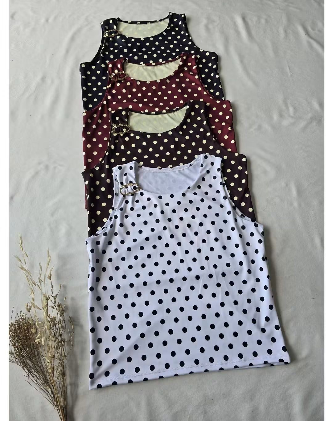 Musculosa Polka Hebilla - Imagen 3
